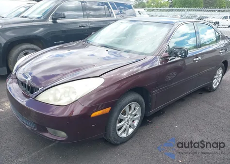 2004 Lexus Es 330 из США, поврежденный, VIN JTHBA30G245035134
